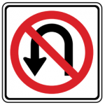 Trubicars no u turn permitted