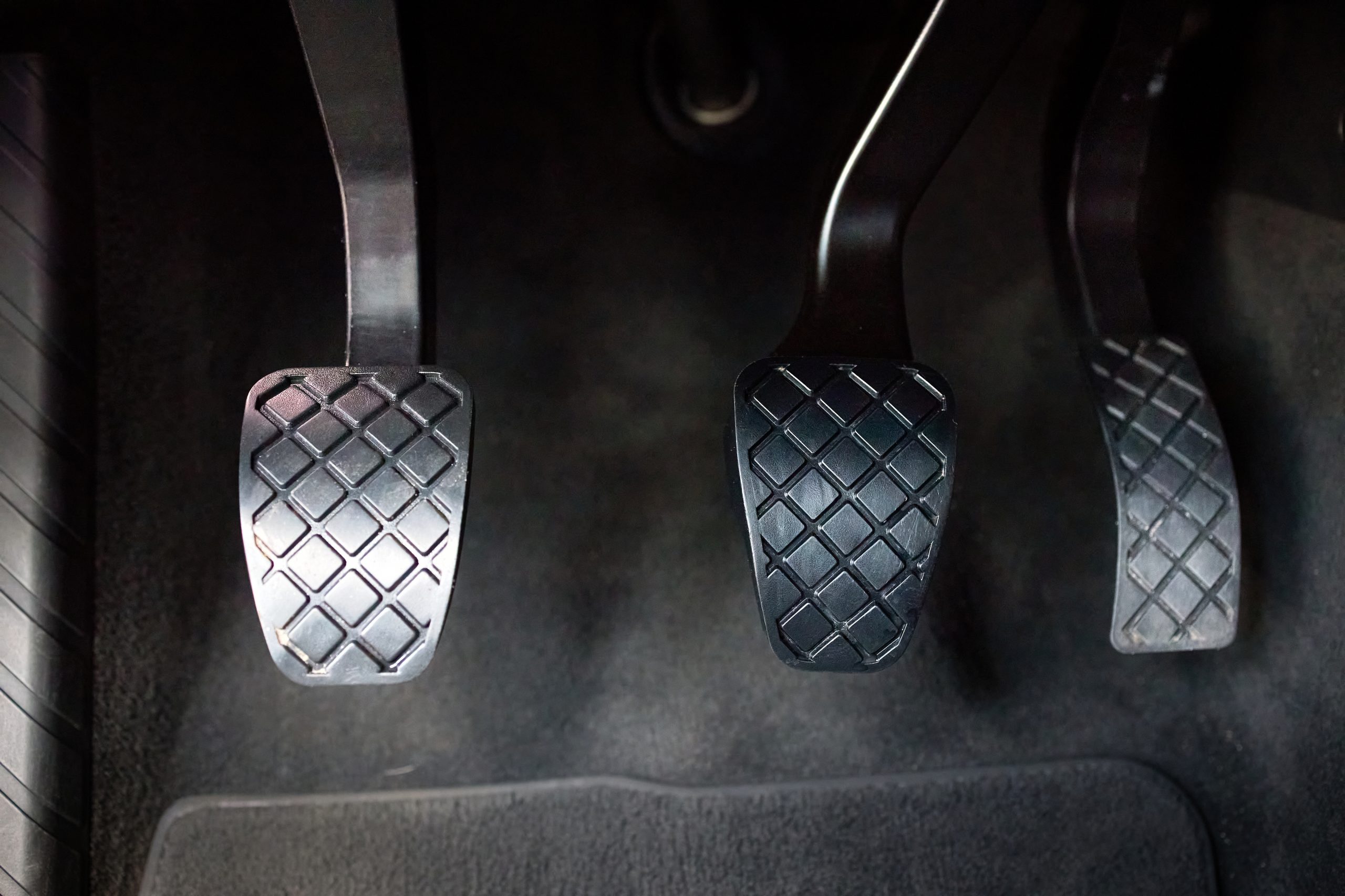What is the on/off pedal for in most automatic transmission cars