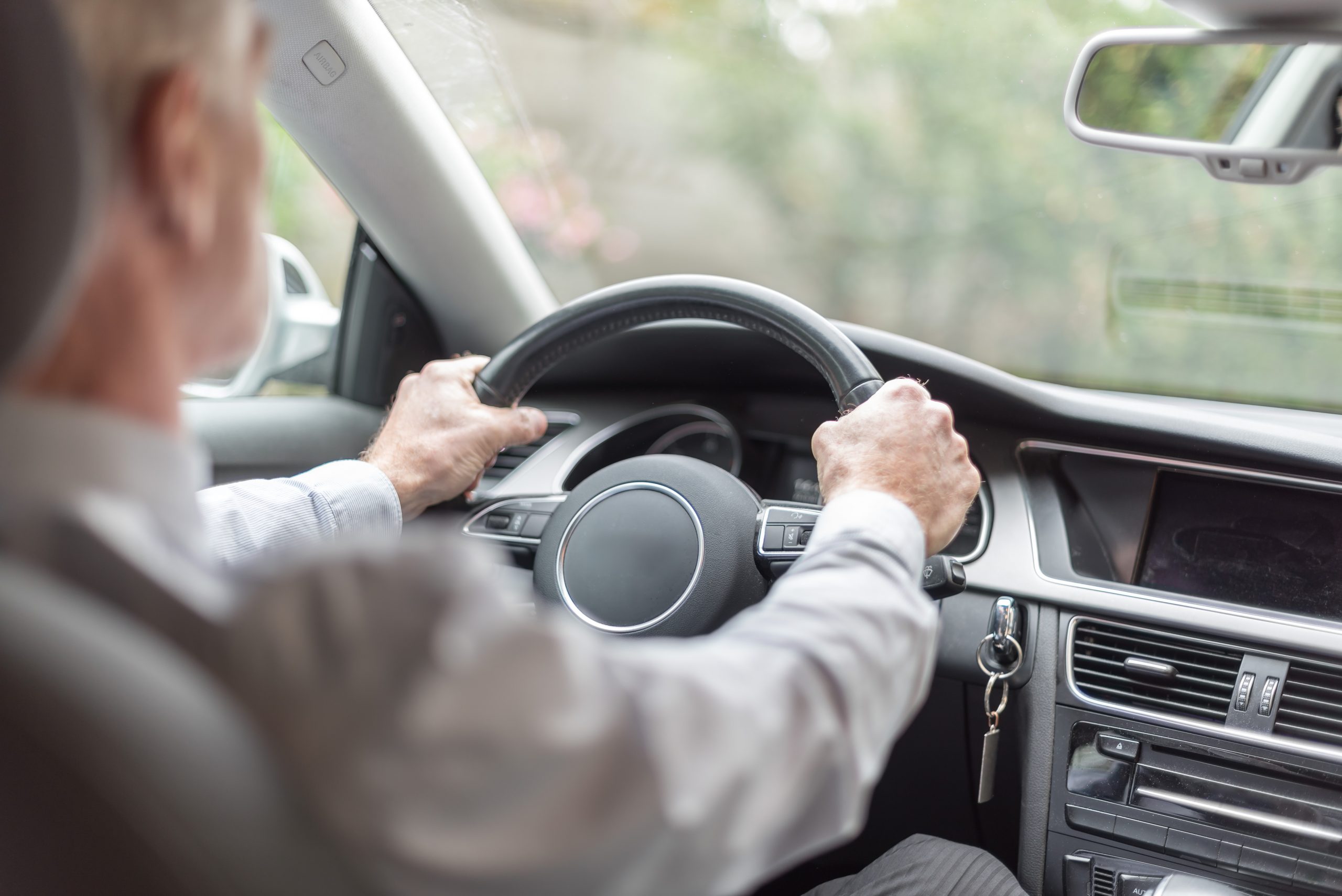 proper steering wheel position